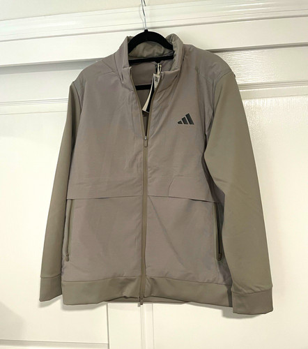 Adidas men gray full zip - men's,