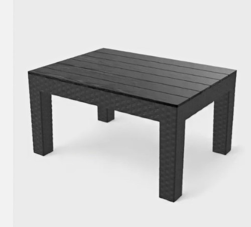 Urbn garden black rattan - black,