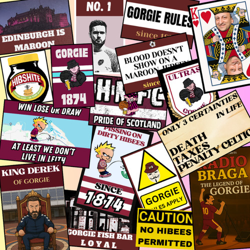 Hearts football stickers 50 - hearts,