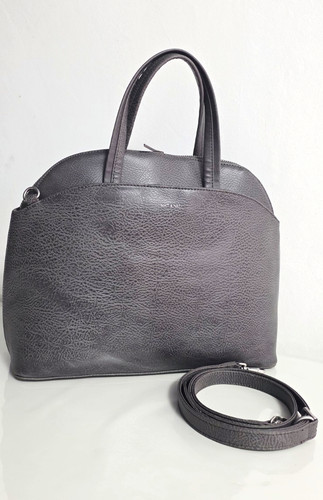 Matt nat grey faux - faux, leather