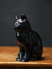 Vintage Black Glazed Ceramic