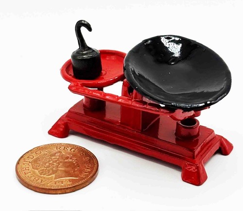 Dolls house kitchen weighing - house,