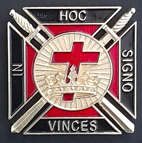 Masonic emblem cross - emblem, crown