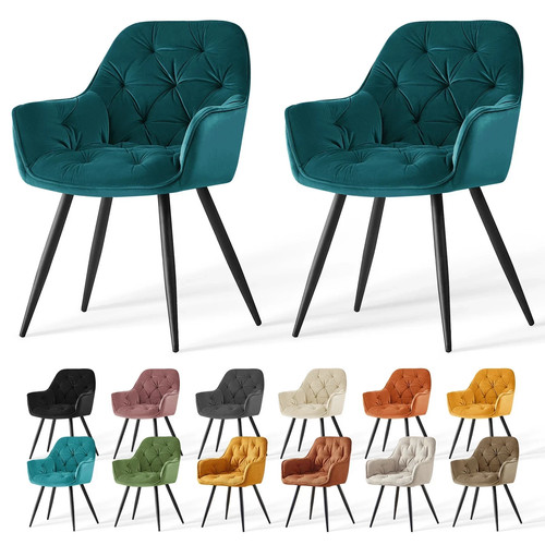 Velvet dining chairs - dining,