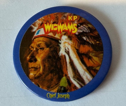 Vintage wigwams button - kp,