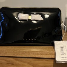 Ted Baker black bow wash bag/
