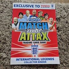 Match Attax 2010 World Cup International Legends Cards And Binder