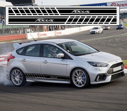 Ford focus racing side stripes - racing,