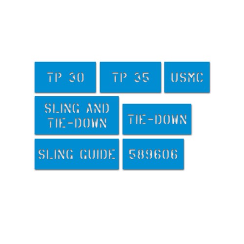 Painting stencil sticker - , set