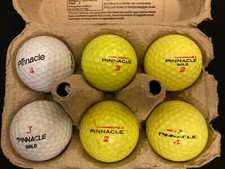Pinnacle Gold Golf Balls (x 6)