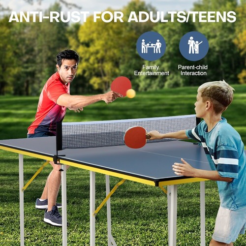 Foldable ping pong table - table, with