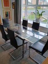 IKEA dining table and  6
