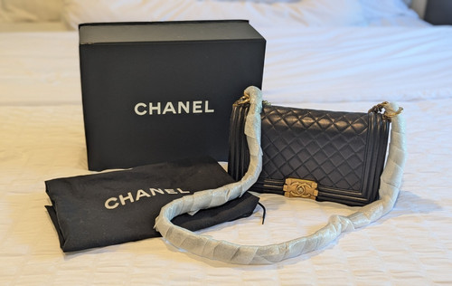 Chanel boy black - chanel,