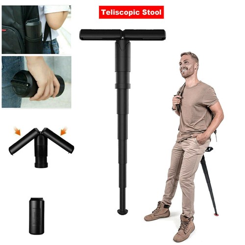 Folding stool walking stick - stool,