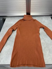 New look Rust Skinny Rib Polo