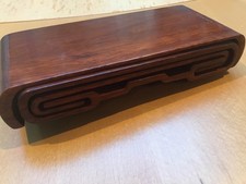 Hardwood Triple Bonsai/ornament/trophy Stand