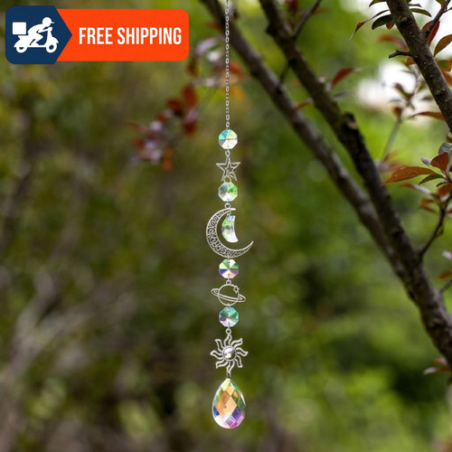 Star moon sun suncatcher - star,