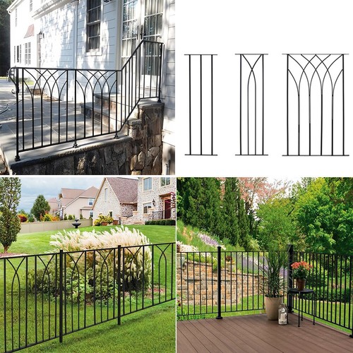Black decking balustrade - black,