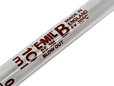 5 x Vintage E-MIL B Glass Pipette 10ml Blow Out NOS Borosilicate Pipette 0-10ml