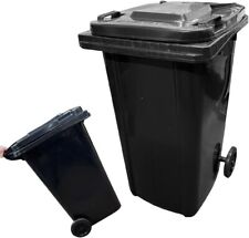 Wheelie Bin Large 240L Council Size Bin Industrial Outdoor Rubbish Rubber Wheel