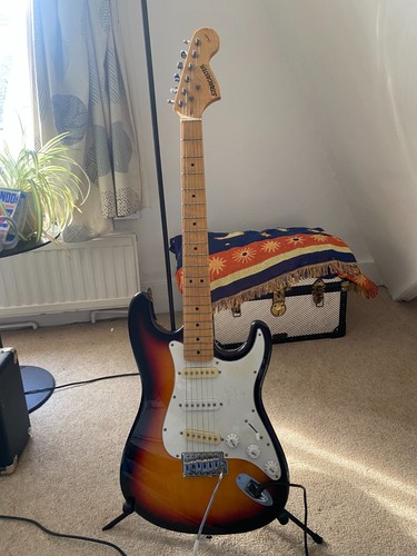 Fender starcaster brown - fender,