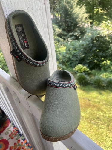 Haflinger grizzly wool clogs - haflinger,