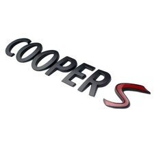 Gloss Black COOPER S Letters