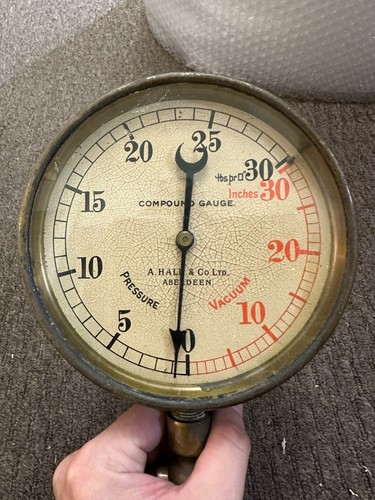 Antique compound pressure - compound,