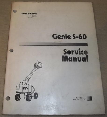 Genie boom lift service - genie,