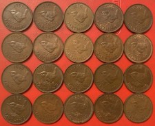 1937-1956 Wren Farthing Set