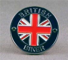 British Biker pin badge