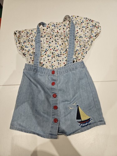 Little bird skirt with braces - little,