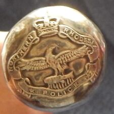 Obsolete Northern Rhodesia Police Officer's Silver Halml Stick with Badge Q/C AP