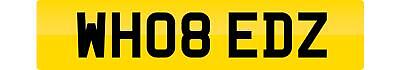 Private number plate wh08 - private,