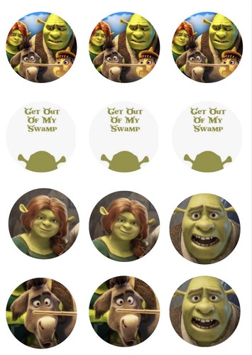 Inch shrek edible - shrek,
