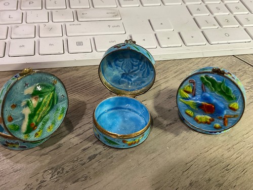 Vintage chinese silver enamel - vintage,