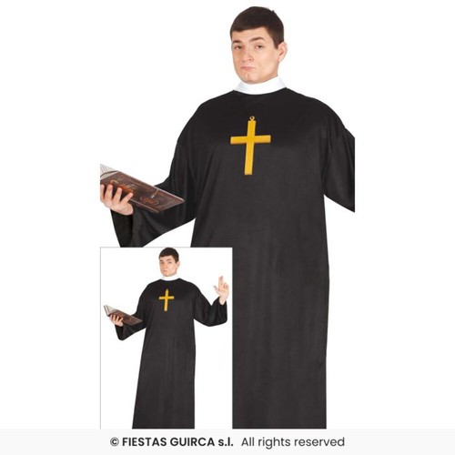 Priest costume mens religious - priest,