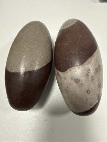 Shiva lingam stone pair - pair, 6"