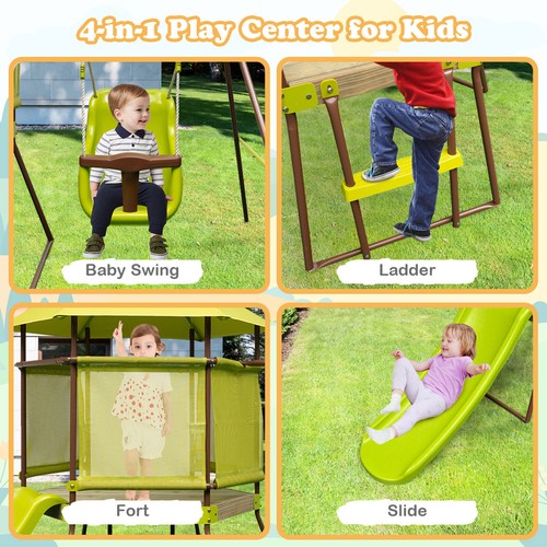 Toddlers swing set - swing,