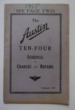 AUSTIN TEN-FOUR orig 1935 UK
