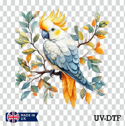 White cockatoo dtf - white,