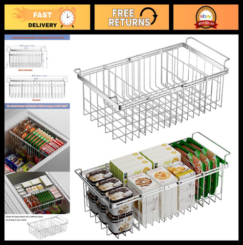 Expandable freezer baskets - freezer,