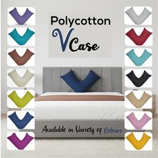 Back & Neck Support Polycotton V Shaped Orthopedic/Pregnancy/Nursing Pillowcase