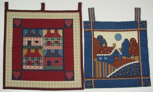 Vtg handmade small patchwork - handmade,