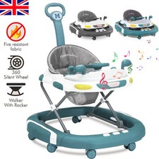 Baby Walker Rocker Bouncer First Steps Push Along Activity Music Ride On Car