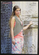 Sirdar 9544 Calico DK Knitting Pattern: Lady's Bolero Waistcoat: 32-42"