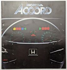 Original Honda Accord UK Market Sales Brochure, c 1982, 2-dr, 4-dr & Executive 3