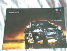 Audi RS4 Cabriolet brochure