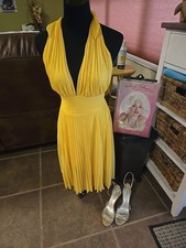 Costume Marilyn Monroe Style Carolina Original Vintage Dress SHOES WIG & Dress 