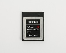 Sony 120GB G Series XQD Memory Card PCIe 2.0 Interface, W: 400 MB/s, R: 440 MB/s